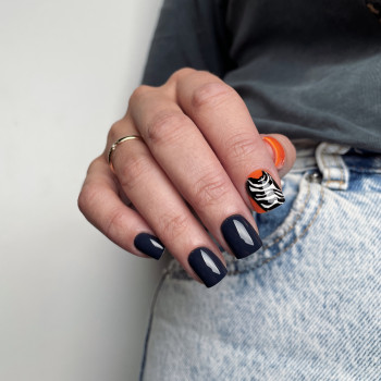 Укріплення нігтів акрігелем + дизайн