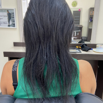 Фото до наращивания