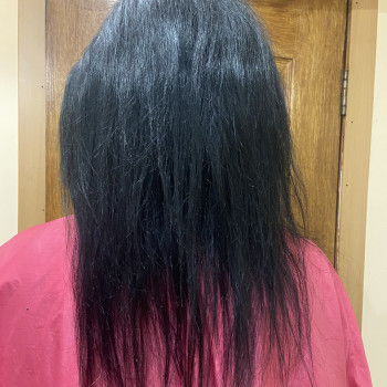 Фото до наращивания