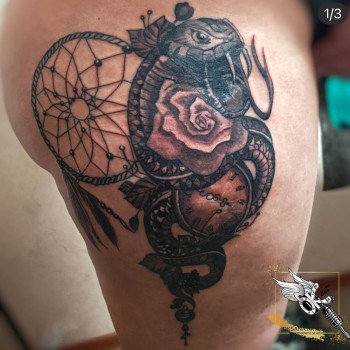 Okay студія тату, татуажу та пірсингу Оксани Крилової, Краматорськ Фото - 21