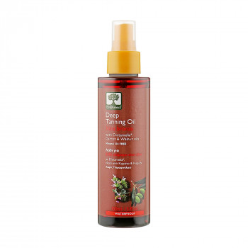 Олія для засмаги BIOselect Deep Tanning Oil Xtra Bronze з олією моркви та волоського горіха, 150 мл