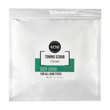 Тонізувальний скраб для тіла Alesso Professionnel Cacao Toning Scrub з какао, 50 г
