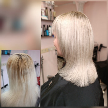 Блонд, тотал блонд, освітлення волосся.
                    Жіночий перукар  Запоріжжя