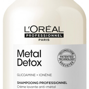 L’Oréal Professionnel Serie Expert Metal Detox професійний очищуючий шампунь проти металевих накопичень у волоссі після фарбування чи освітлення (300ml)