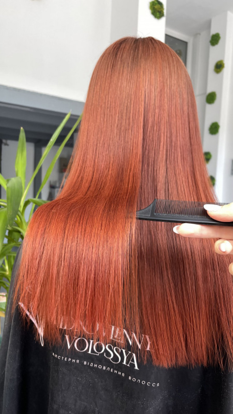 Тотальная реконструкция волос, фото - Тритментолог Олена Артамонова