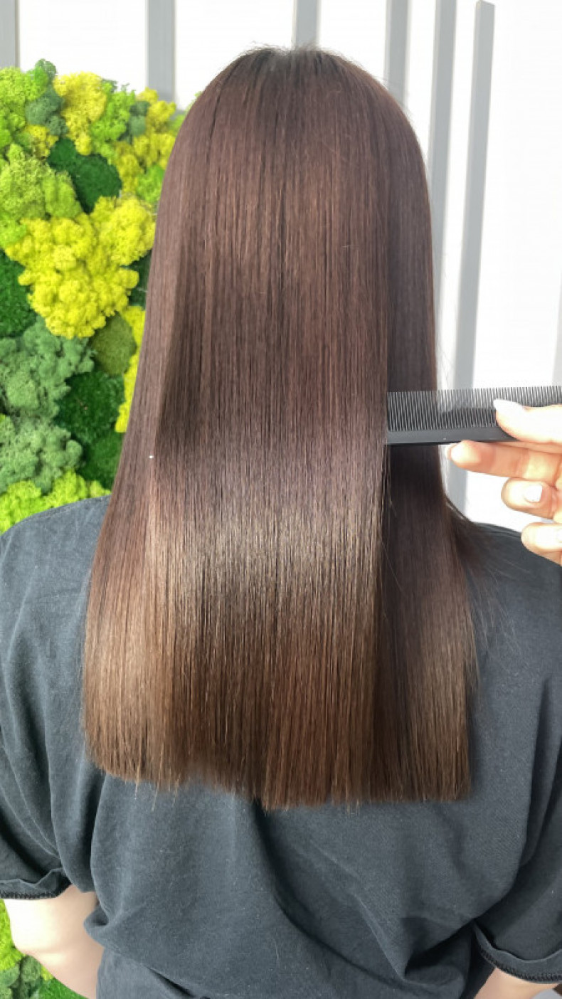 Тотальная реконструкция волос, фото - Тритментолог Олена Артамонова