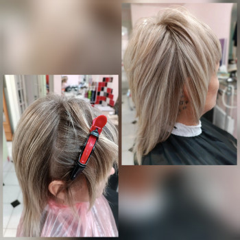 Дрібне мелірування, тонування.