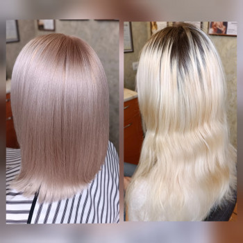Чи є різниця?
Між професійним і домашнім фарбуванням блонду.