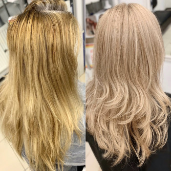 Фарбування сивого волосся
                    Парикмахер-колорист Светлана Киев