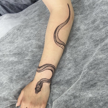 Змія навколо руки