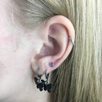 Тату пірсинг хелікс , пірсинг мочок вух, фото - Мастер по пирсингу Татьяна Ананьева