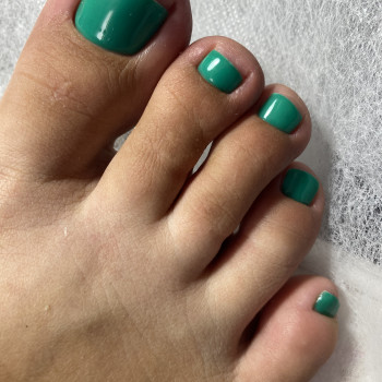 Педикюр с покрытием гель лак