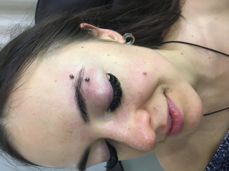 Пірсинг брови, фото - Майстер з пірсингу Тетяна Ананьєва