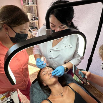 Аугментація губ, навчання