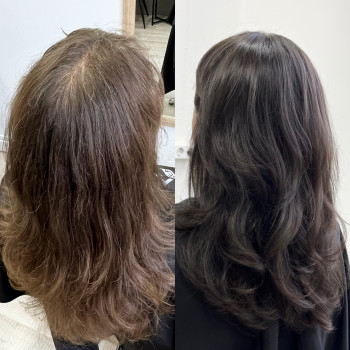 Фарбування натурального волосся