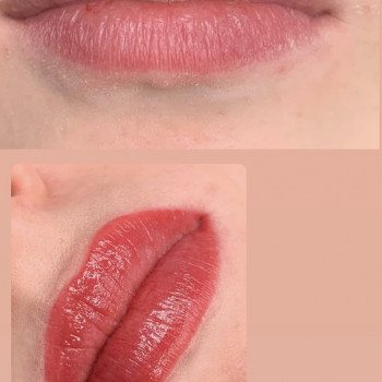 ПЕРМАНЕНТ губ акварель/помада
                    Мастер перманентного макияжа Александра Кривой Рог