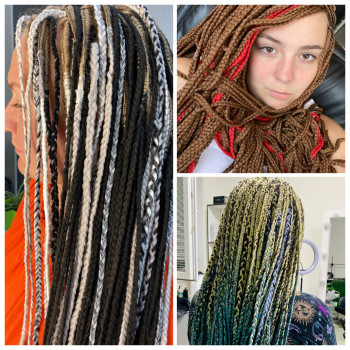 Афрокоси
Вплітання комплектів