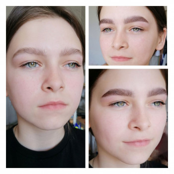 Ламінування брів та фарбування краскою