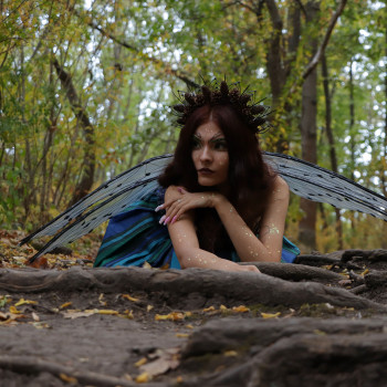 Фотосессия в лесу  