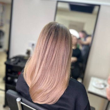 Фарбування волосся +укладка, фото - Салон красоты Cocoon