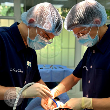 Фото в роботі. Пластика вуздечки язика