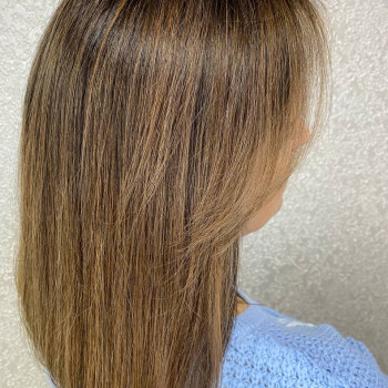 Пряме волосся довге, фото - салон краси Харизма