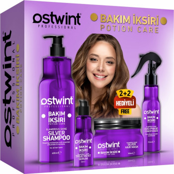 OSTWINT Набір для догляду за волоссям SILVER Professional, 1250 ml