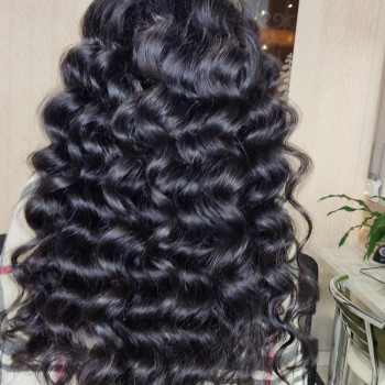 Локоны на длинные волосы