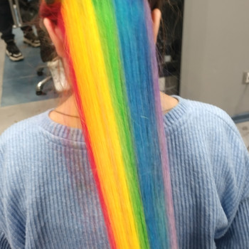 Яркое окрашивание
                    Парикмахер Светлана Харьков