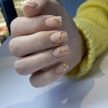 Манікюр + покриття гелем
                    Нігтьова студія ВІККІ Рівне