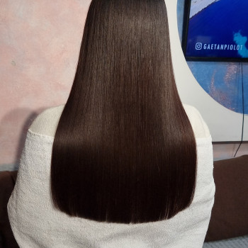 Шоколадный цвет волос коричневый, фото - Парикмахер Світлана Вовкотруб