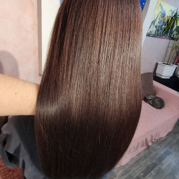 Каштановий колір волосся коричневий, фото - Перукар Світлана Вовкотруб