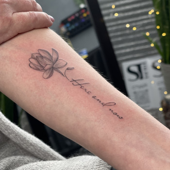 Тату Тату Харків, тату напис, тату на руці, фото - Тату мастер Светлана Тимошенко