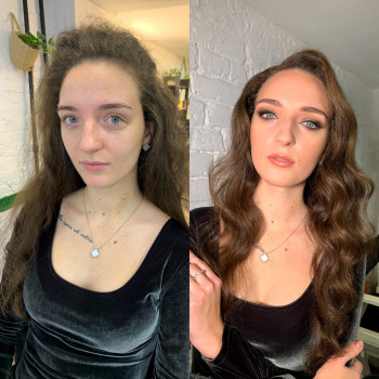 Свадебный, фантазийный, вечерний макияж прическа
                    Мастер по наращиванию волос Елена Киев