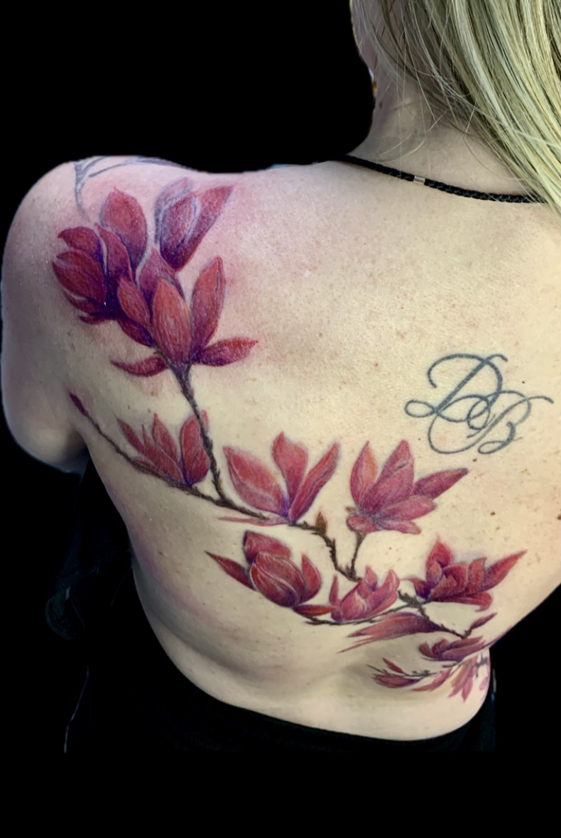 Женские цветные реализм, фото - Тату мастер Владимир Сорока