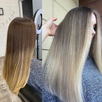 До/після
Air в нейтрально-прозорому відтінку