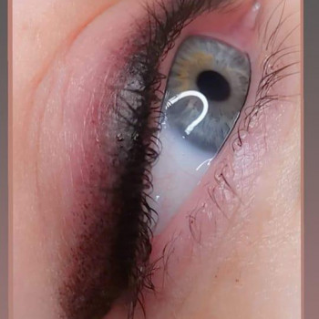 Стрелочка с растушевкой, фото - мастер перманентного макияжа Світлана Донченко