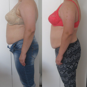 10 пр.Увага! Живіт,нахил тіла вперед і на шию на фото "ДО"