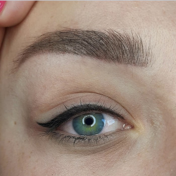 Стрілка та брови