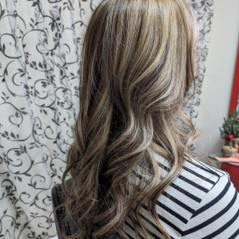 Мелірування, затемнення блонду, фото - Перукар-стиліст Ольга Західі