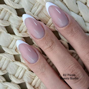 Нарощування нігтів, 3 довжина та дизайн френч
 