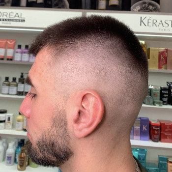 Мужская стрижка техникой Фрейд, фото - Салон красоты Миледи