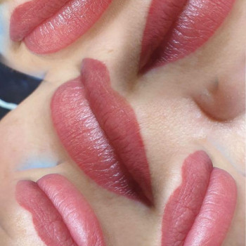 Татуаж губ перманентний макіяж збільшення, фото - Салон краси Орфея