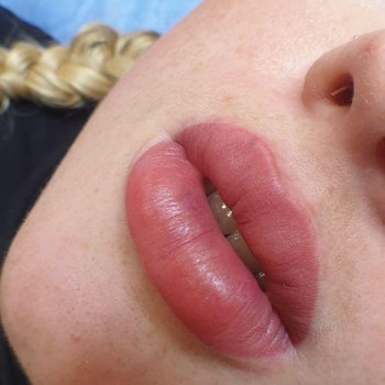 Татуаж губ перманентний макіяж, фото - Салон краси Орфея