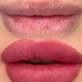 Помадна техніка, фото - майстер перманентного макіяжу Ірина Радченко