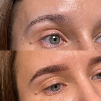 Моделювання та фарбування брів фарбою