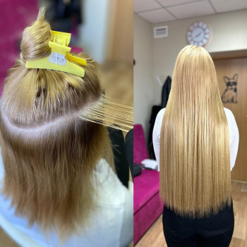 Афронарощення Волосся Васильків    