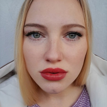 Губы сразу после процедуры ПМ