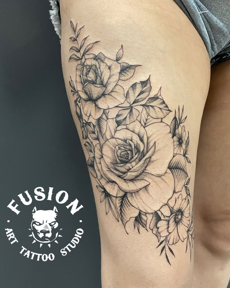 Татуювання від майстра Богдана, фото - Тату салон Fusion