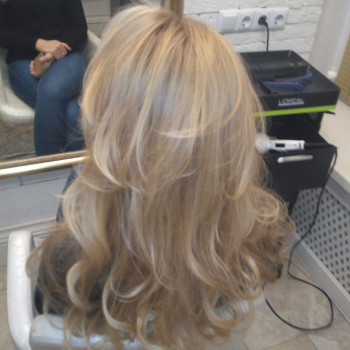 Фарбування коренів, тонування, стрижка укладка феном ?